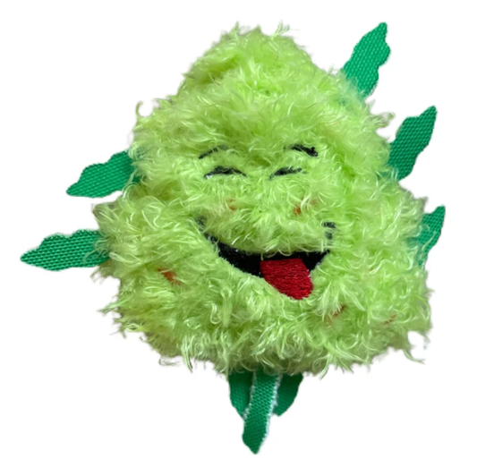 My Name Is Bud Jr, Funny Catnip Weed Nug Cat Toy, Cute Stuffed Parody Pot Nug, Cool Plush 420 Novelty Gift For Cats, Kittens & Their Owners, For Play  A Photo Prop