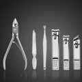 Professional 18-Piece Stainless Steel Manicure Pedicure Kit with Travel Case
