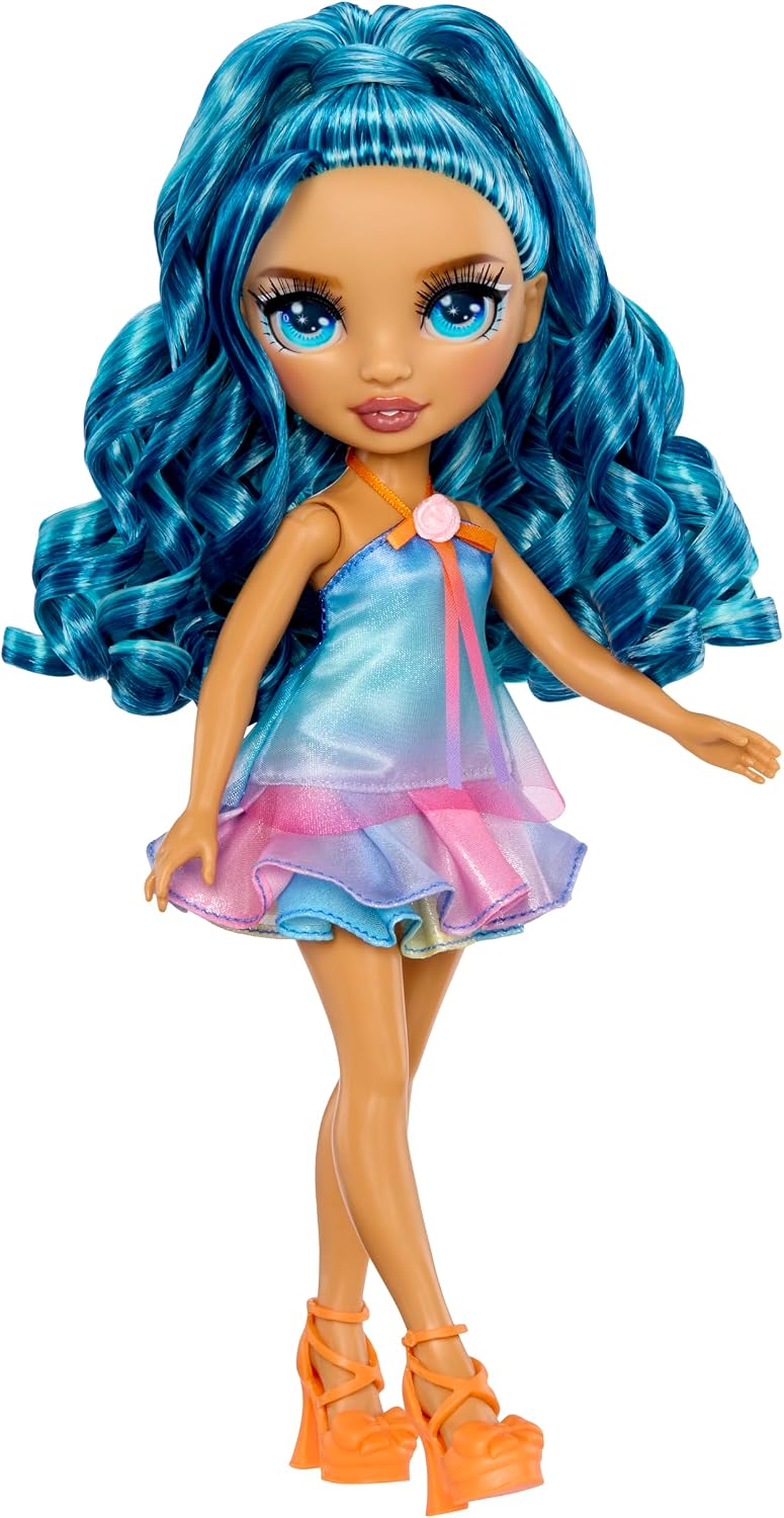 Rainbow High My Fashion Style Skyler, Blue 11" Fashion Doll with Statement Outfit, Stylish Handbag, Great Toy Gift for Girls Kids Ages 4-12 Years