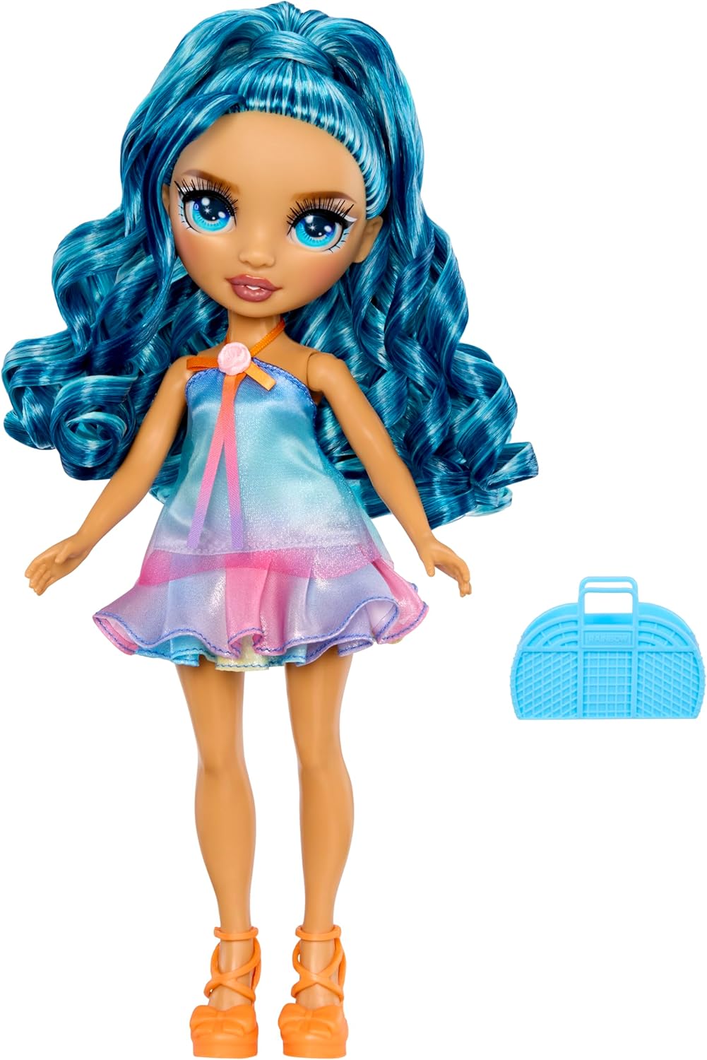 Rainbow High My Fashion Style Skyler, Blue 11" Fashion Doll with Statement Outfit, Stylish Handbag, Great Toy Gift for Girls Kids Ages 4-12 Years