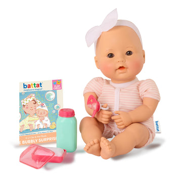 Baby Sweetheart by Battat – Feeding Time 12-Inch Doll for Newborn with Soft Body & Easy – to – Read Story Book and Accessories