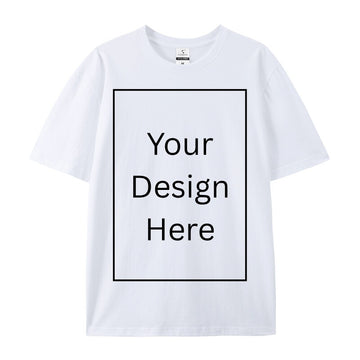 Only Supports Customization Customize POD T-shirt 180G Full Cotton High Quality Material