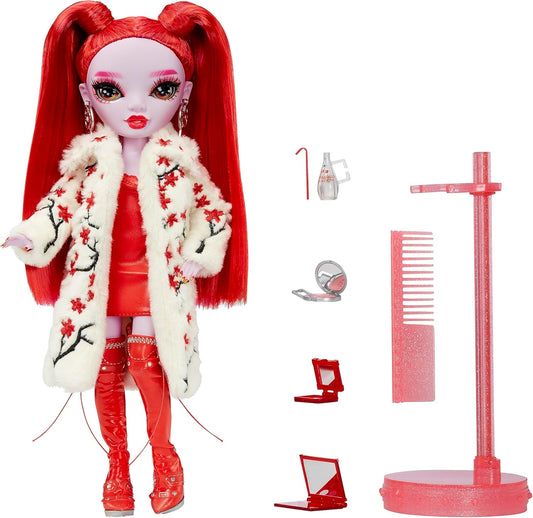 Rainbow High Shadow High Rosie - Red Fashion Doll. Fashionable Outfit, Extra Long Hair & 10+ Colorful Play Accessories. Great Gift for Kids 4-12 Years Old & Collectors