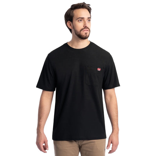 Wrangler Workwear Men's Short Sleeve Performance Tee, Sizes S-5XL (Regular and Big & Tall)