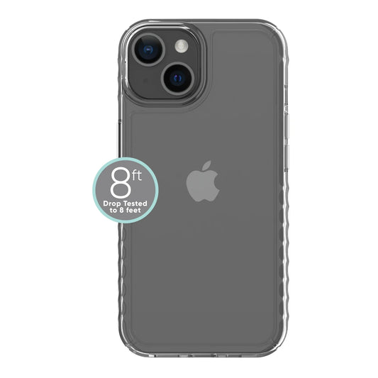 onn. Protective Gel Phone Case for iPhone 14 / iPhone 13, Clear