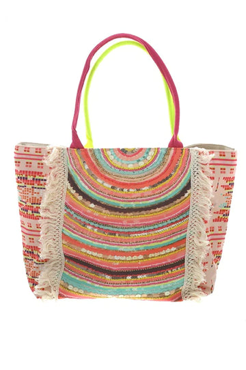 Multi Color Tote Bag