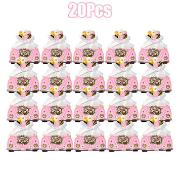 20 Pcs Wedding Party Favor Treat Boxes Unique Wedding Car Design Gift Box