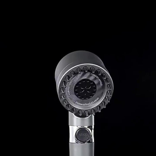 Stainless Steel Fixture - 5 Filter Shower Set, With 3 Adjustable Modes, Stainless Steel Panel And Adapter, Perfect Christmas Gift, Christmas Shower. My Order