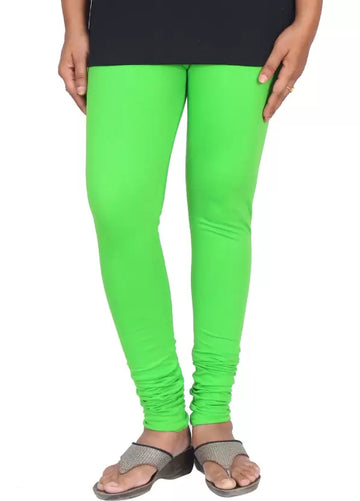 Green/Blue/PinkFashion Leggings Fleece Pants,4 in Pack