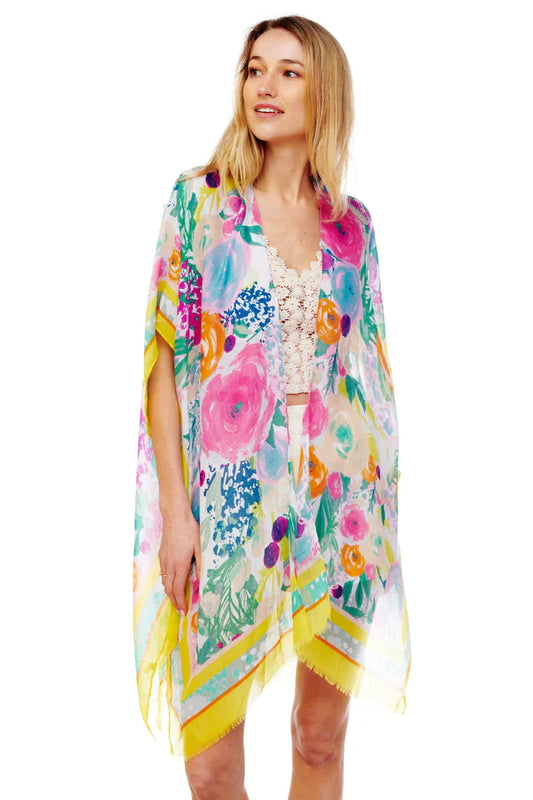 Floral Printed Kimono