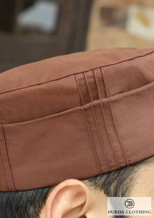 FOLDED KUFI BROWN