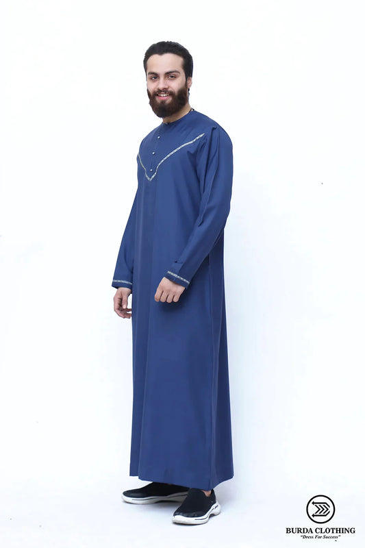 EMIRATI ADULT THOBE (BLUE EDITION)