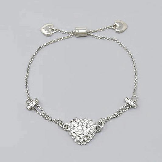 Heart Charm Delicate Bracelet