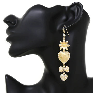 Flower / Bow / Heart Dangle Earrings