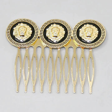 Lion Head Fashion Hair Comb